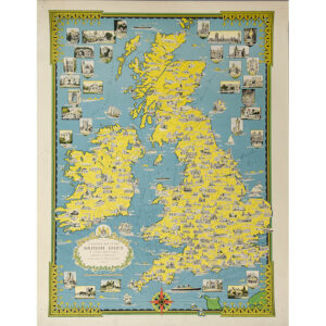 Ernest Dudley Chase, A Pictorial Map of the British Isles