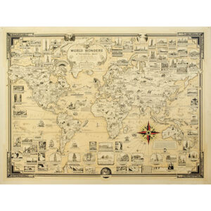 Ernest Chase, World Wonders, A Pictorial Map
