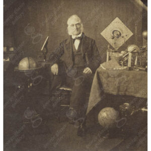 [John McAllister, Jr., Optician, with Globe and Scientific Instruments]