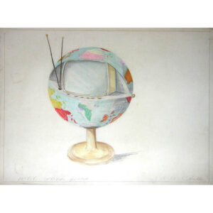 10-Inch T.V. Inside Globe