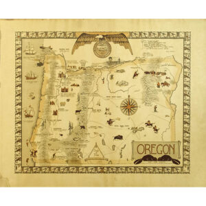 Oregon Pictorial Map
