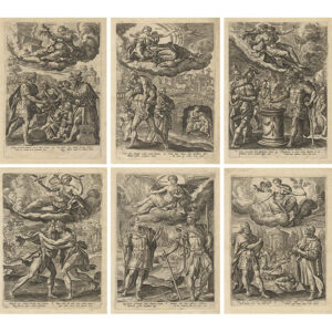 Allegories of the Seven Virtues (6 of 7 prints in the set)