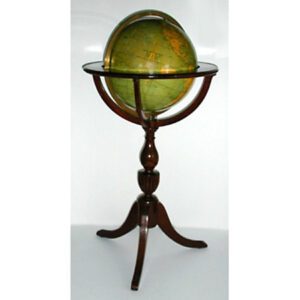 G.W. Bacon & Co./ Weber Costello 12-inch Terrestrial Floor Globe