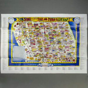 The Soho (South of Houston) Tour and Poster Guide Map