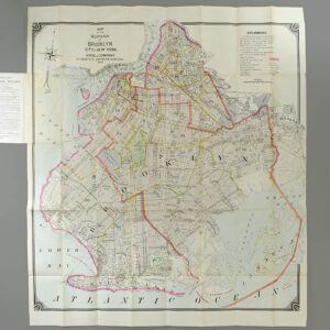 Hyde & Company, Map of the Borough of Brooklyn, City of New York