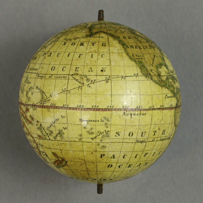 MPS 3-Inch Terrestrial Globe, detail