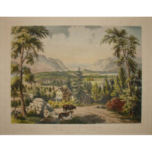Fanny Palmer, Hudson Highlands, Currier & Ives print