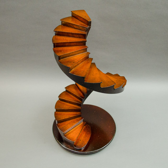 Spiral Mahogany Staircase