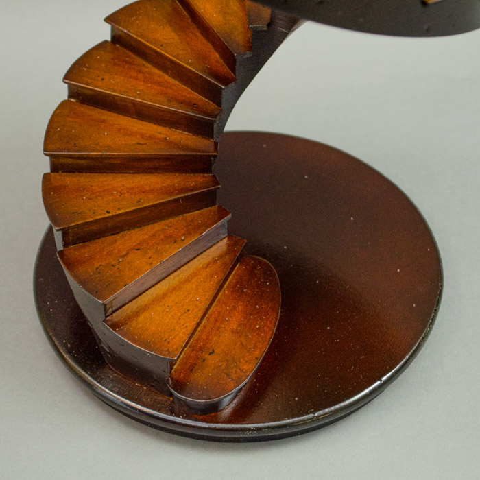 Spiral Mahogany Staircase