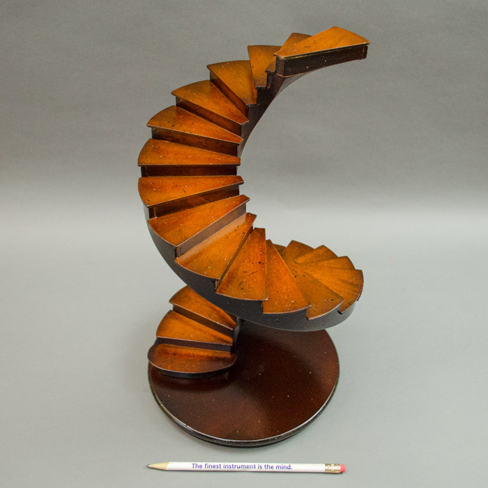 Spiral Mahogany Staircase