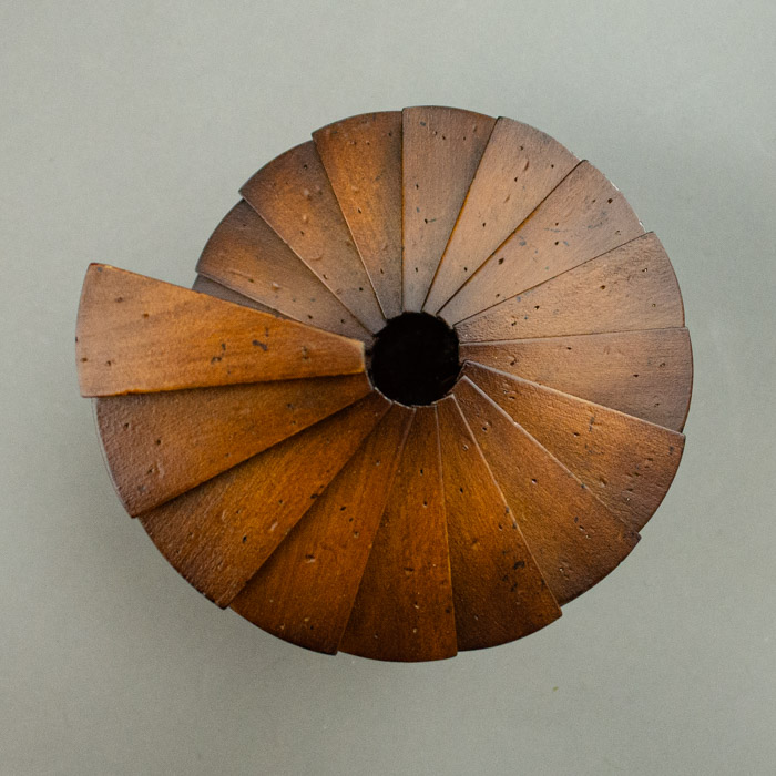 Spiral Mahogany Staircase