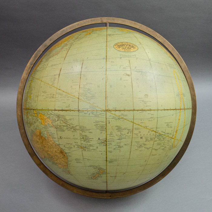 Rand McNally & Company 18-Inch Terrestrial Floor Globe