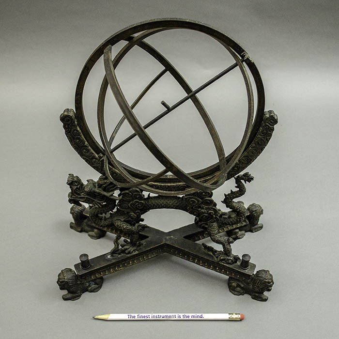 Equatorial Armilla on Dragon Stand