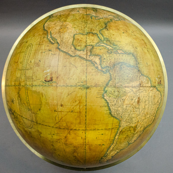 C. Smith & Son 18-Inch Terrestrial Floor Globe, detail