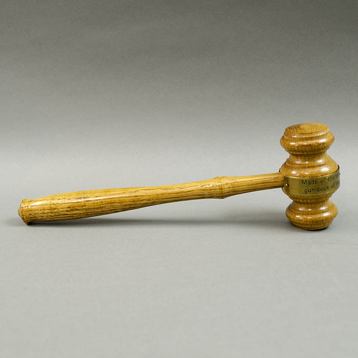 USS Constitution Relic Wood Gavel