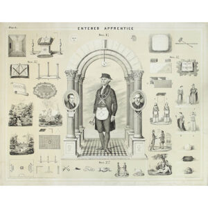 [George Washington] Entered Apprentice, Plate 1