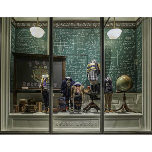 Ralph Lauren Children's Store Window, Back to School 2019
