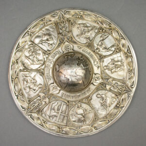 Commemorative World Globe and Historical Inkwell