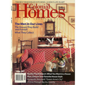 1998, Shopping Feature, "The Cultivated Man," Colonial Homes