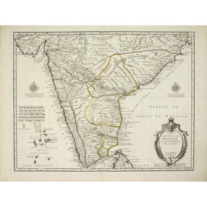 Guillaume de L'Isle, Carte des Côtes de Malabar et de Coromandel