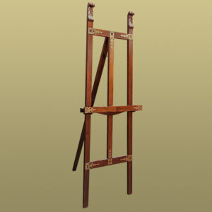 Mahogany Easel with Brass Fittings