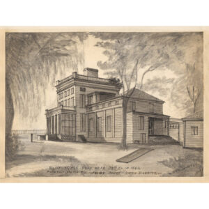 Bloomingdale Road Near 75th St. in 1863. Formally Major Thompson’s House Later Parrits  (1912)