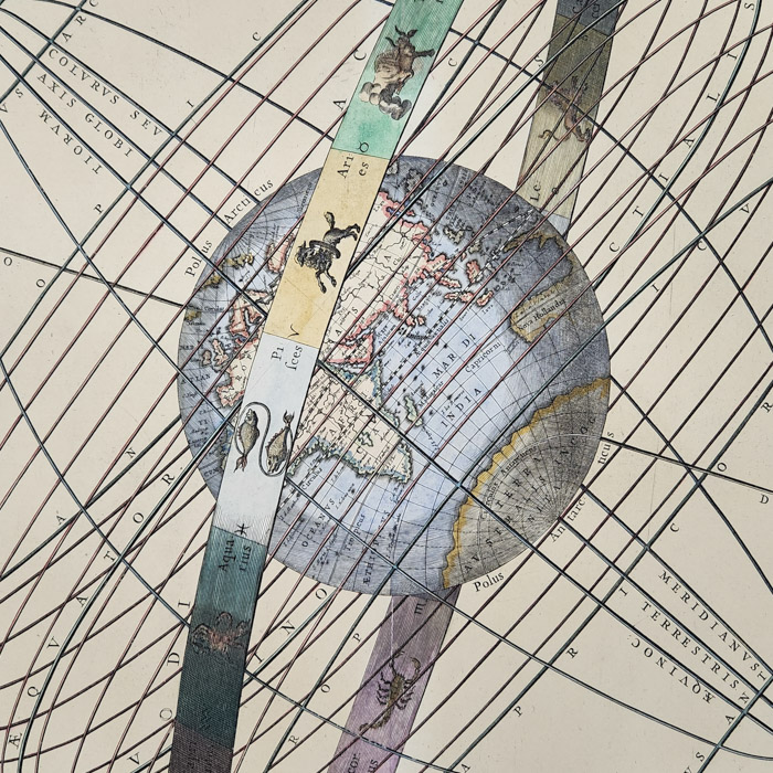 Solis Circa Orbem Terrarum Spiralis Revolutio, detail