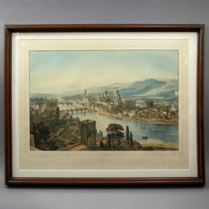Florence View, framed
