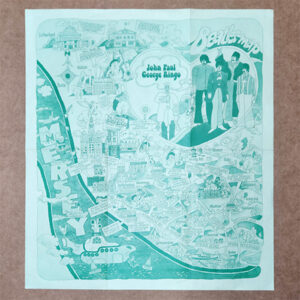 Beatles Pictorial Map of Liverpool