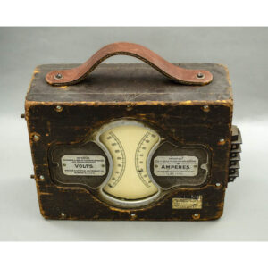 Weston Electrical Instrument Co. Electric Car Duplex Voltmeter Ammeter Gauge